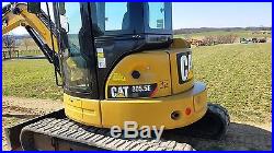 2012 Caterpillar 305.5E CR Mini Excavator Track Hoe Hydraulic Plumbed Blade Cat