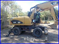 2012 Caterpillar M318D Wheel Excavator LOW HOURS! SUPER CLEAN AUX. HYD CAT M318