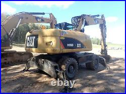 2012 Caterpillar M318D Wheel Excavator LOW HOURS! SUPER CLEAN AUX. HYD CAT M318