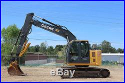2012 Deere 135d Excavator 3400hrs Erops Heat/ac Coupler Hydraulic Thumb Tier 3