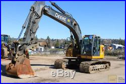 2012 Deere 225d LC Excavator 4500hrs Cab Heat/ac Hyd Thumb Qc Aux Hyd