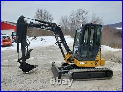 2012 Deere 35d Excavator Cab Heat A/c Low Hours Long Arm Hydraulic Thumb Nice