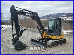2012 Deere 60d Excavator Low Hour Hydraulic Thumb Q/c Very Nice Ready To Work