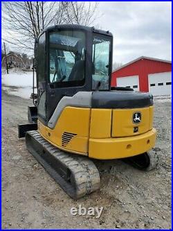 2012 Deere 60d Excavator Low Hour Hydraulic Thumb Q/c Very Nice Ready To Work