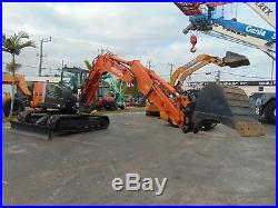 2012 Hitachi Zx85-usb Hydraulic Coupler Option Enclosed Air Conditioned Cab