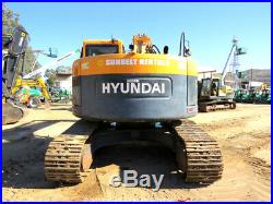 2012 Hyundai ROBEX235L CR-9 Hydraulic Diesel Excavator Cab Thumb Aux Hyd bidadoo