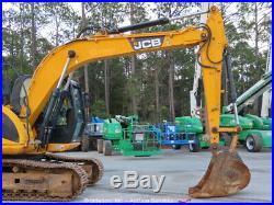 2012 JCB JS145LC Hydraulic Excavator A/C Cab Aux Hyd Trackhoe Buckdet bidadoo