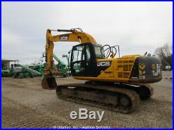 2012 JCB JS220LC Hydraulic Excavator 36 Bucket Aux Hyd Cab A/C Thumb bidadoo