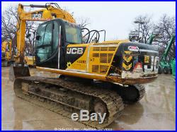 2012 JCB JS220LC Hydraulic Excavator 42 Bucket Aux Hyd A/C Cab Tractor bidadoo