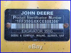 2012 John Deere 350g LC Hydraulic Excavator