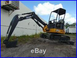 2012 John Deere 27d Mini Excavator Brand New Tracks Today Yanmar Diesel