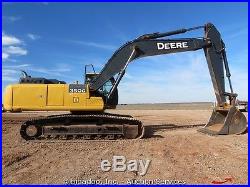 2012 John Deere 350G LC Hydraulic Excavator 60 Bucket Cab Heat A/C 32 Tracks