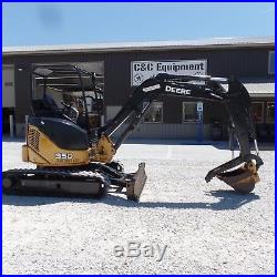 2012 John Deere 35D MINI EXCAVATOR Diesel LOW HOURS