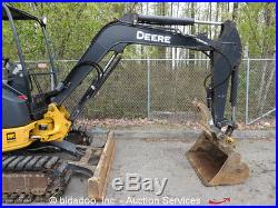 2012 John Deere 35D Mini Excavator Hydraulic Rubber Aux Hydraulics Blade Thumb