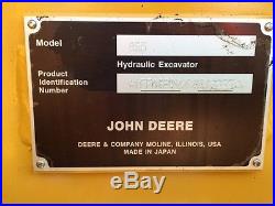 2012 John Deere 85D Excavator