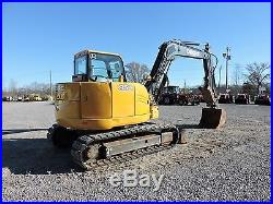 2012 John Deere 85d Excavator Caterpillar Enclosed Cab With Heat And A/c