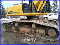 2012 Kobelco SK295-9 Mark 9 High and Wide Excavator Hydraulic Thumb Catwalks