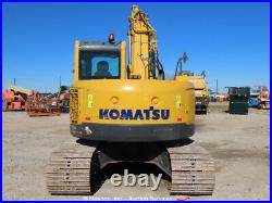 2012 Komatsu PC138US-8 Hydraulic Excavator Track Hoe A/C Cab Aux Hyd bidadoo