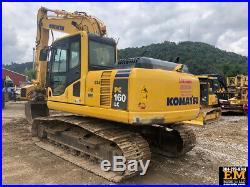 2012 Komatsu PC160 LC-8 Crawler Excavator Cab AC Diesel Track