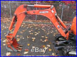 2012 Kubota K008-3 Mini Excavator Backhoe Extendable Rubber Tracks bidadoo