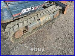 2012 Kubota KX91-3 Mini Excavator withAngle blade 2 buckets
