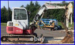 2012 Takeuchi TB153FR Track Mini Excavator Loader Cab Diesel Hydraulic Thumb