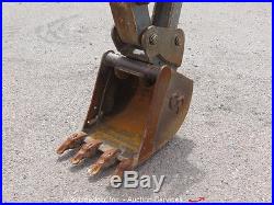 2012 Volvo ECR58 Mini Excavator Backhoe Aux Hyd A/C Cab Rubber Backfill Blade