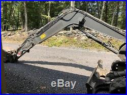 2012 Volvo ECR88 Mini Excavator Rubber Tracks Backhoe Aux Hyd 90 Blade