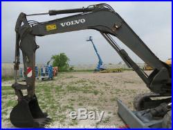 2012 Volvo ECR88 Mini Excavator Rubber Tracks Backhoe Aux Hyd 90 Blade bidadoo