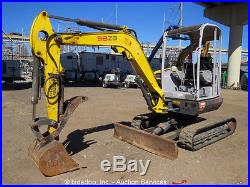 2012 Wacker 38Z3 Mini Excavator Rubber Tracks Hydraulic Backhoe Hyd Thumb