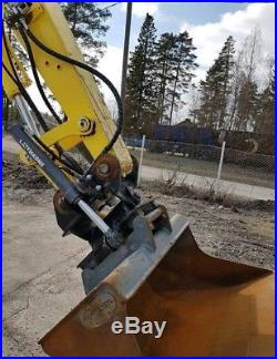 2012 Yanmar Vio 80 Mini Hydraulic Excavator Rubber Tracks Enclosed Cab