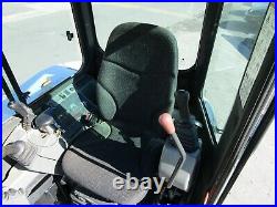 2013 Bobcat E50 Mini Excavator Loader Enclosed Cab Thumb Kubota Diesel