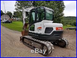 2013 Bobcat E85 Excavator Only 1300 Hrs A/c Thumb Ready 2 Work In Pa