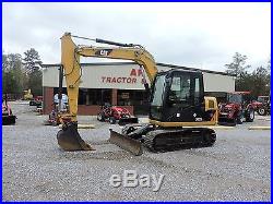 2013 CATERPILLAR 307D EXCAVATOR ENCLOSED CAB WITH A/C AND HEAT LOW HOURS