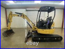 2013 CAT 303.5 CR OROPS TRACK EXCAVATOR With STRAIGHT BLADE & FRONT AUX