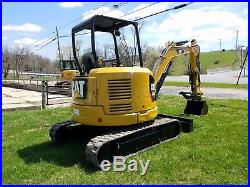 2013 Cat 303.5E CR Diesel Hydraulic Mini Excavator Blade with Cat Hydro Thumb