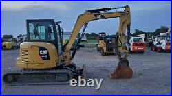 2013 Cat 305.5E Mini Ex Excavator Cab A/C Trackhoe Hydraulic Thumb
