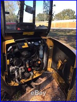 2013 Caterpillar 301.4C Mini Excavator Enclosed Cab Dozer Blade Low Hours