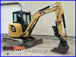2013 Caterpillar 303.5e Mini Excavator, Heat/ac, 31hp Thumb 1454 Hrs No Emissons