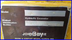 2013 Deere 60G Midi Excavator Track Hoe Hydraulic Thumb Blade Coupler 2 Speed AC