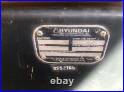 2013 Hyundai Robex 145LCR-9 Hydraulic Excavator with Cab Super Clean