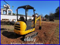 2013 JCB 8018CTS Mini Excavator Crawler Aux Hyd Extendable Tracks Backfill Blade