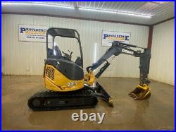 2013 John Deere 27d Mini Track Excavator, Orops, 2-speed And Single Front Aux