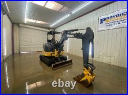 2013 John Deere 27d Mini Track Excavator, Orops, 2-speed And Single Front Aux