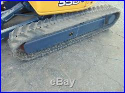 2013 John Deere 35d Mini Excavator 7,700 Lbs Excellent Tracks 2 Speed