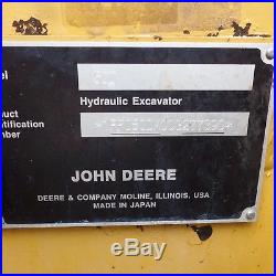 2013 John Deere 50D MINI EXCAVATOR Diesel Thumb NICE SHAPE