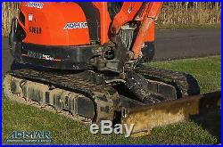 2013 KUBOTA KX121R3T3 Excavator, with Heated Cab and a Standard Blade