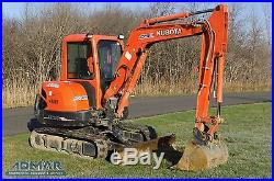 2013 KUBOTA KX121R3T3 Excavator, with Heated Cab and a Standard Blade