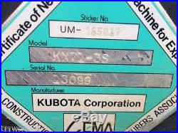 2013 Kubota Kx71-3s Rubber Track Mini Excavator Diesel Bobcat Cat
