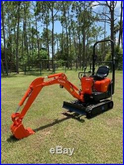 2013 Kubota K008-3 Mini Hydraulic Excavator 1280 Hours- Excellent Condition